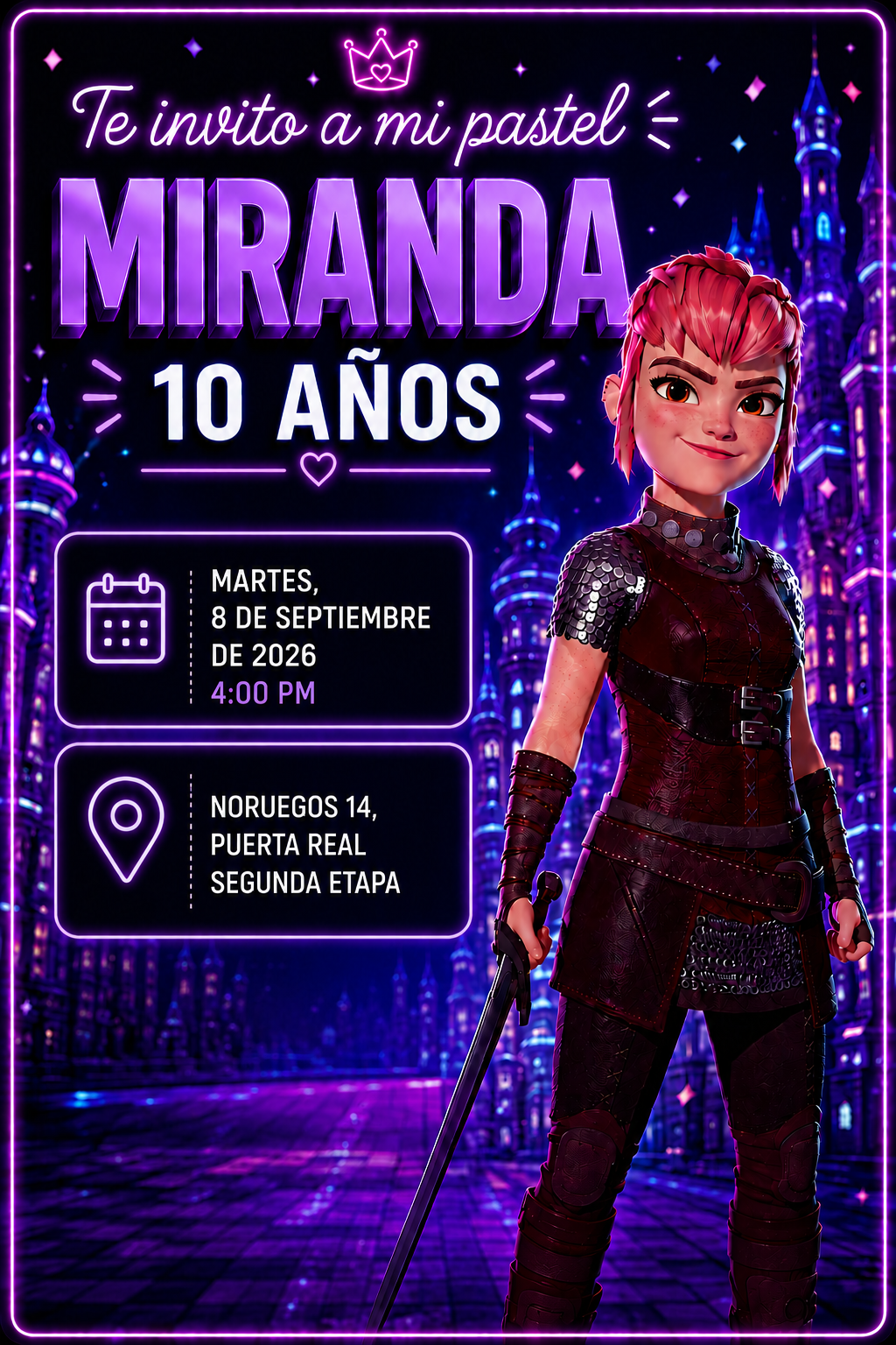 Invitación de Miranda